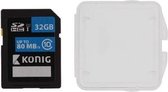 König 32GB SDHC 32GB SDHC UHS-I Klasse 10 flashgeheugen