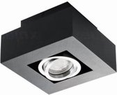 Kanlux S.A. - LED GU10 plafondspot armatuur zwart - Enkelvoudig voor 1 LED GU10 spot