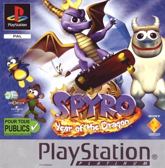 Spyro Year Of The Dragon PS1 Games bol
