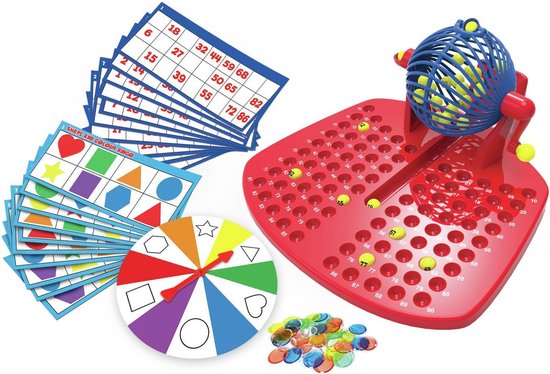 Thumbnail van een extra afbeelding van het spel 2in1 Bingo | Chad Valley klassieke bingo + Kleuren en vormen Bingospel
