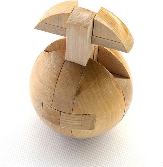 avond Publicatie mogelijkheid 3D houten puzzel bal - breinbreker - vanaf 6 jaar | bol.com