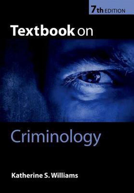 Textbook On Criminology 7th - cover