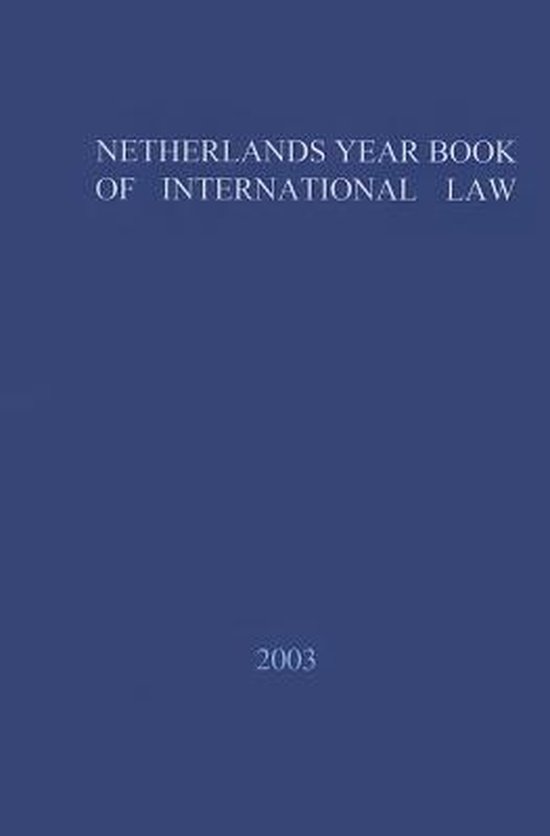 Netherlands Yearbook of International Law Netherlands Yearbook of