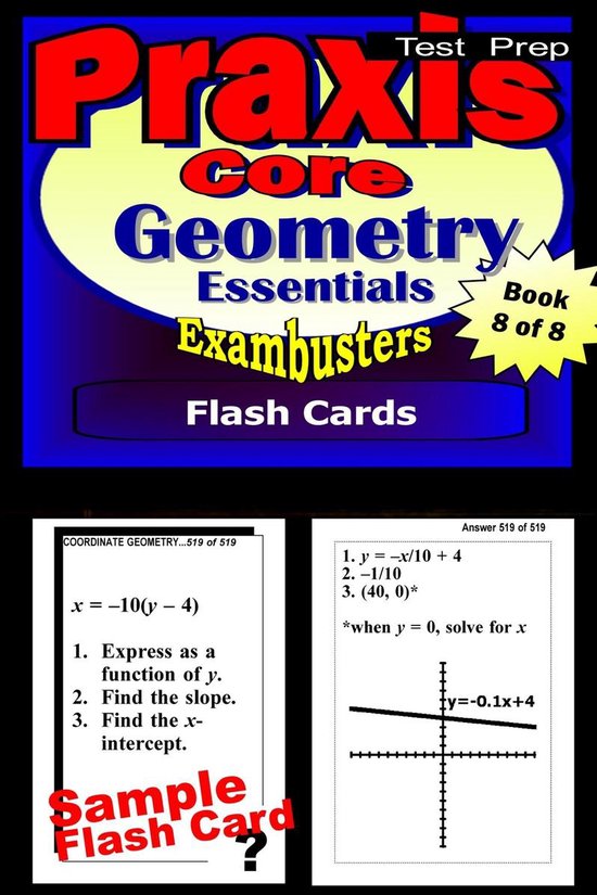Exambusters PRAXIS Core 8 - PRAXIS Core Test Prep Geometry R ... - cover