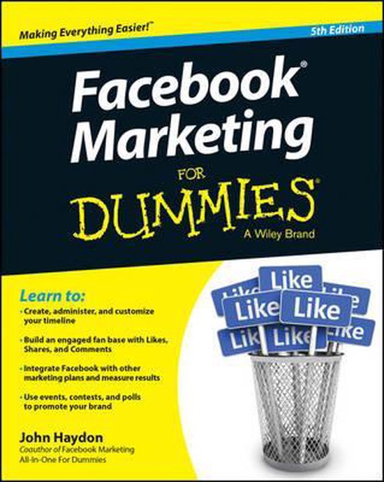Facebook Marketing For Dummies 5Th Ed - cover
