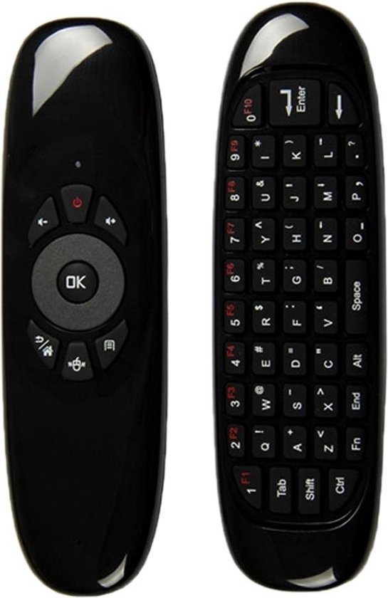 Foto: Let op type c120 t10 fly air mouse 2 4ghz oplaadbaar draadloos toetsenbord afstands bediening voor android tv box pc