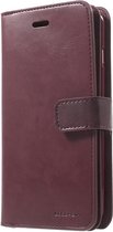 Mercury Goospery - iPhone 8 Plus Hoesje - Leather Case  Diary Rood