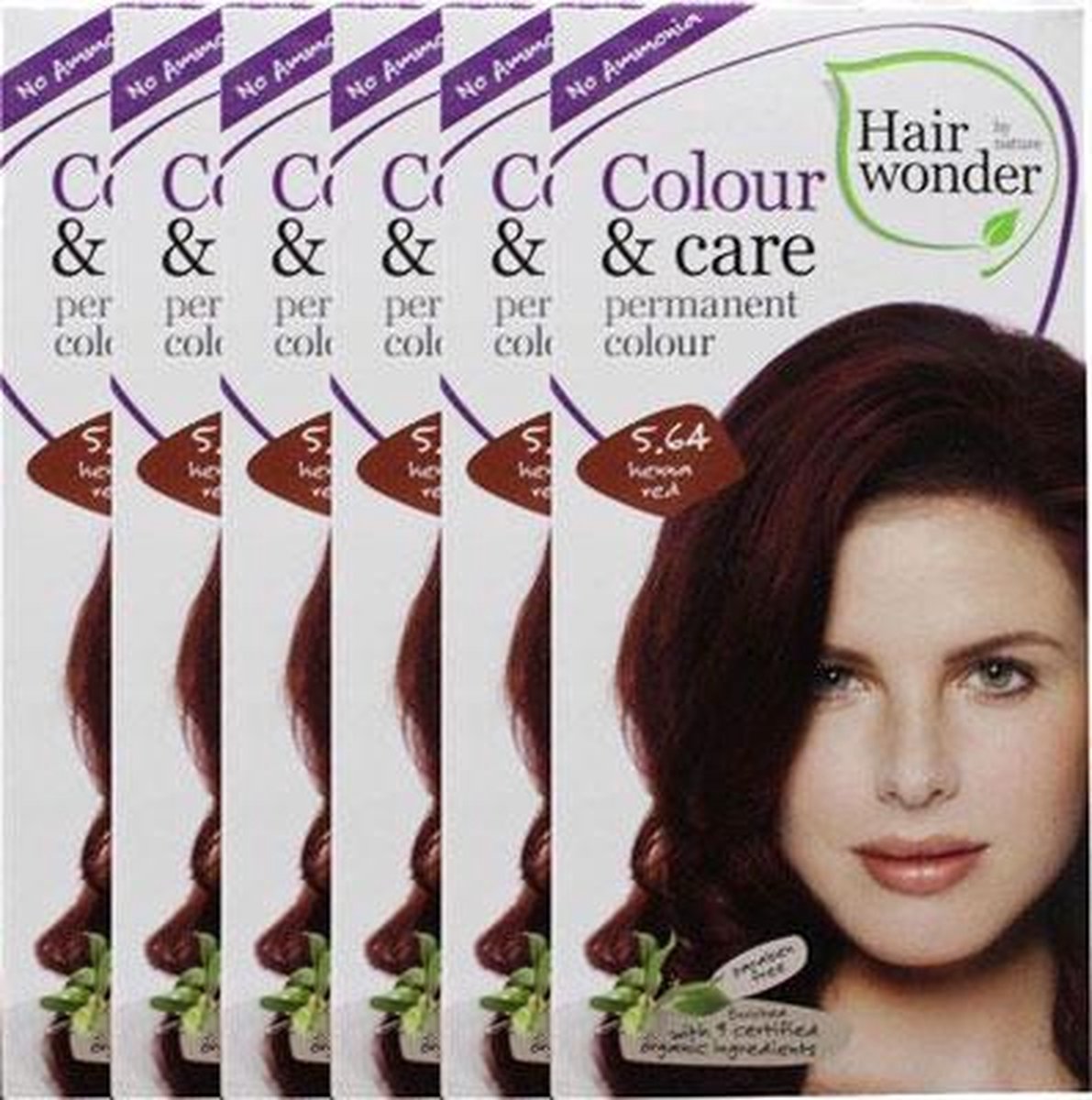 Hairwonder Colour And Care 5.64 Henna Red Voordeelverpakking