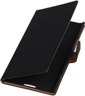 Bookstyle Wallet Case Hoesjes voor Nokia Lumia 1520 Zwart