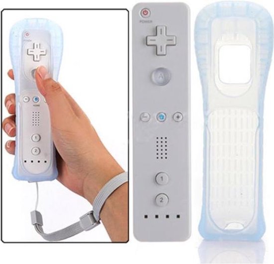 Wii controller - Wii afstandsbediening met beschermhoes - siliconen hoesje  - DisQounts | bol.com