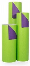 Cadeaupapier Groen-Paars - Rol 50cm - 200m - 70gr | Winkelrol / Toonbankrol / Geschenkpapier / Kadopapier / Inpakpapier
