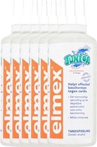 6x Elmex Junior (5-12 Jaar) Tandspoeling 400 ml