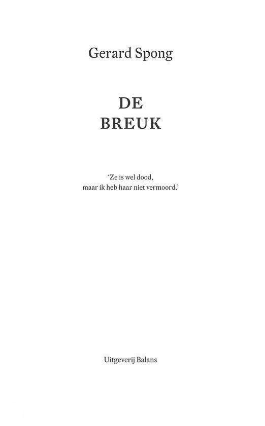 De breuk
