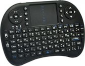 Wireless Mini draadloos toetsenbord met Airmouse   Zwart