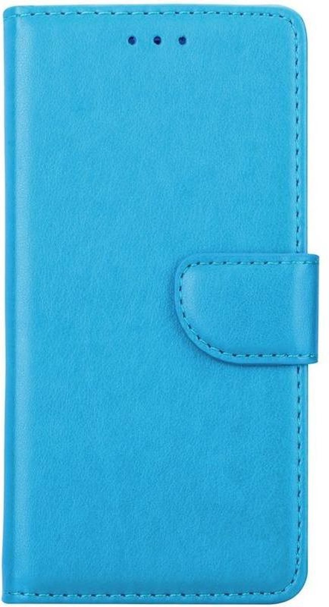 Bookcase Geschikt voor: Samsung Galaxy J7 2018 - Turquoise - portemonnee hoesje
