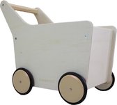 DW4Trading® Houten loopwagen met houten wielen
