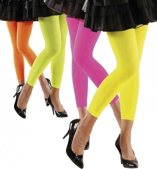 Neon dames legging Oranje | bol.com