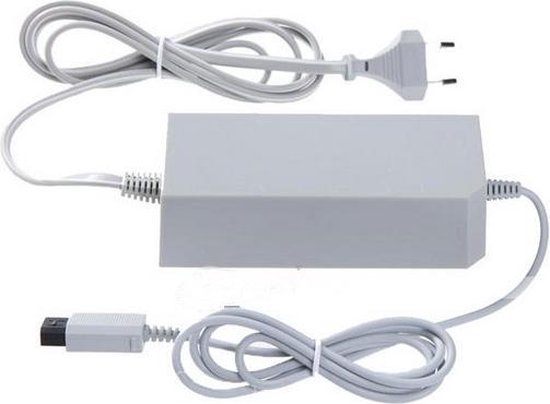 triatlon het is nutteloos fenomeen Voedings Adapter Voor Nintendo Wii Console - 220 Volt Stroom Oplader AC -  Stroomkabel | bol.com