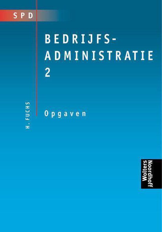 Bedrijfsadministratie voor SPD - cover