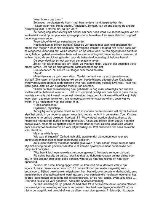 De vrouw die wilde afrekenen