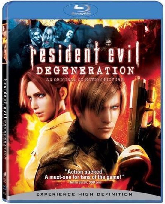 Cover van de film 'Resident Evil: Degeneration'