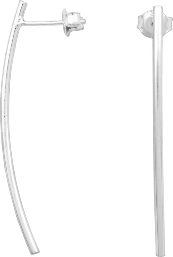 ARLIZI 0795 Oorbellen staaf - zilver - 5 cm