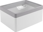 Boîte de rangement Sunware Sigma Home - 3,3 L - blanc / gris