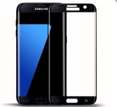 Zwart tempered screen protector voor Samsung Galaxy S7 Edge gehard glas