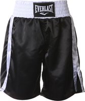Everlast - Boksshort Boxing Trunk - Zwart/Zilver - Maat XL