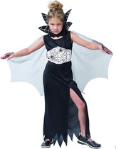 LUCIDA - Spinnenheks kostuum voor meisjes - M 122/128 (7-9 jaar)