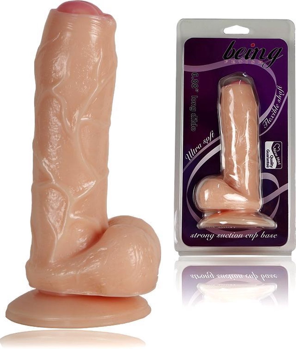 Goedkoopste BEING FETISH 17,8 CM REALISTIC DILDO BF-47