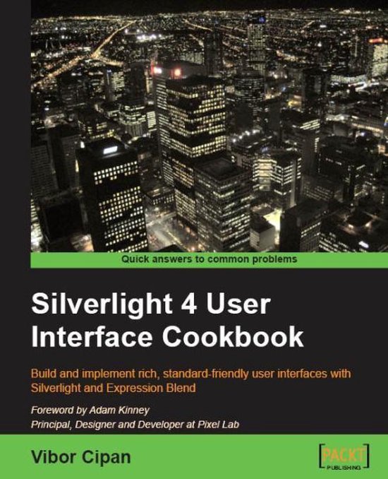 Silverlight 4 User Interface Cookbook - cover