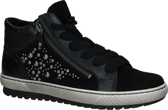 Gabor - 93756 - Sneaker hoog gekleed - Dames - Maat 36 - Zwart;Zwarte -  17 | bol.com