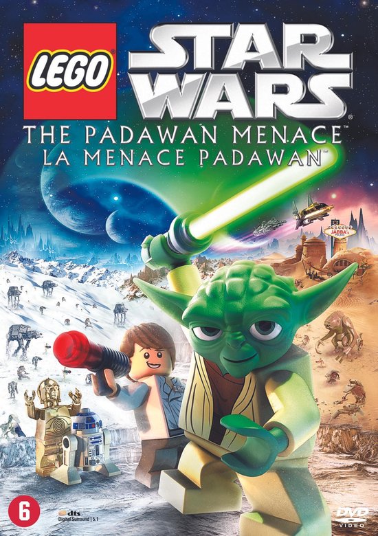 Cover van de film 'Lego Star Wars: The Padawan Menace'