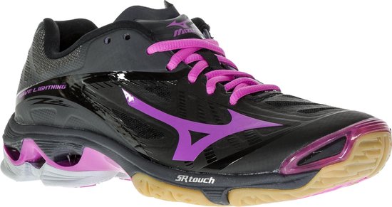 Mizuno Wave Lightning Z2 Sportschoenen - Maat 40 - Vrouwen - grijs/roze |  bol.com