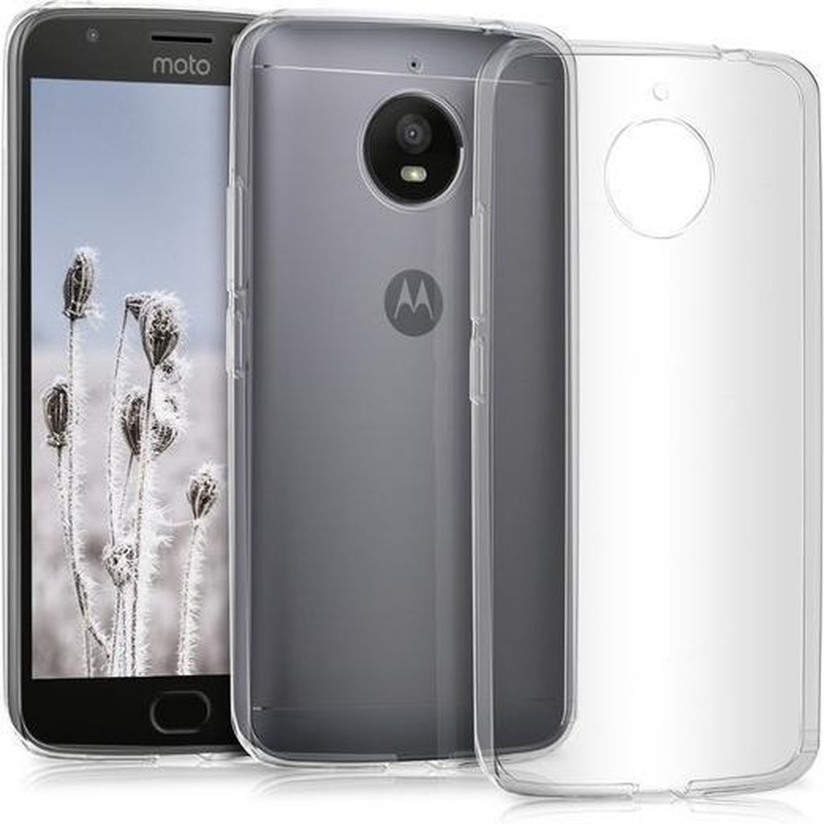 Transparant Siliconen TPU case hoesje Geschikt voor Motorola Moto E4 Plus