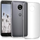 Transparant Siliconen TPU case hoesje voor Motorola Moto E4 Plus