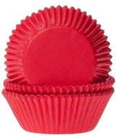 Cupcake Cupcake Rouge profond 50x33mm. 500 pièces.