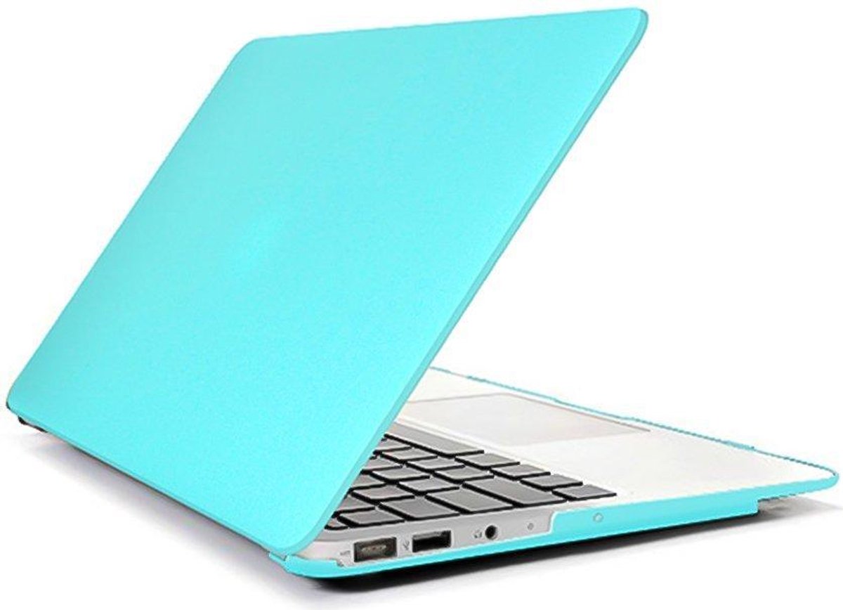 Macbook Case voor Macbook Pro Retina 13 inch uit 2014 / 2015 A1425/A1502 - Laptop Cover - Matte Hard Case Turquoise
