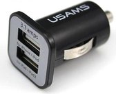 Usams Dual USB-autoadapter 3.1 ampere