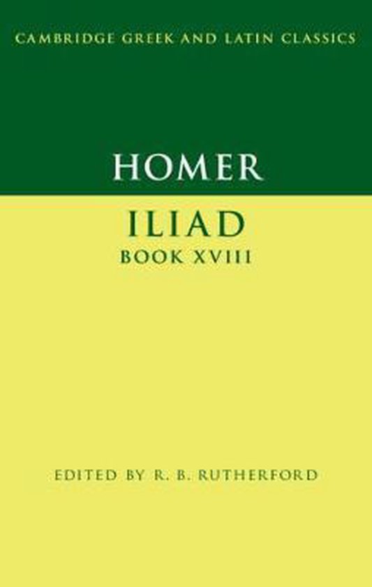Homer: Iliad Book XVIII - cover
