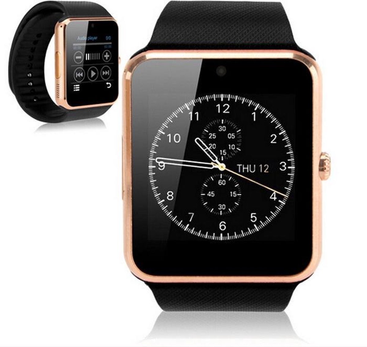 Smartwatch Goud Android Samsung HTC LG Huawei Watch bol