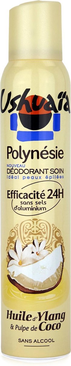 Goedkoopste Ushuaia Polynésie Ylang Kokos Deodorant Efficiëntie 24h Zonder Aluminiumzout Spray 200ML