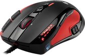 Genesis Gaming Muis GX88 - Zwart + Rood