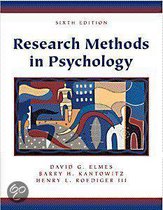Research Methods In Experimental Psychology