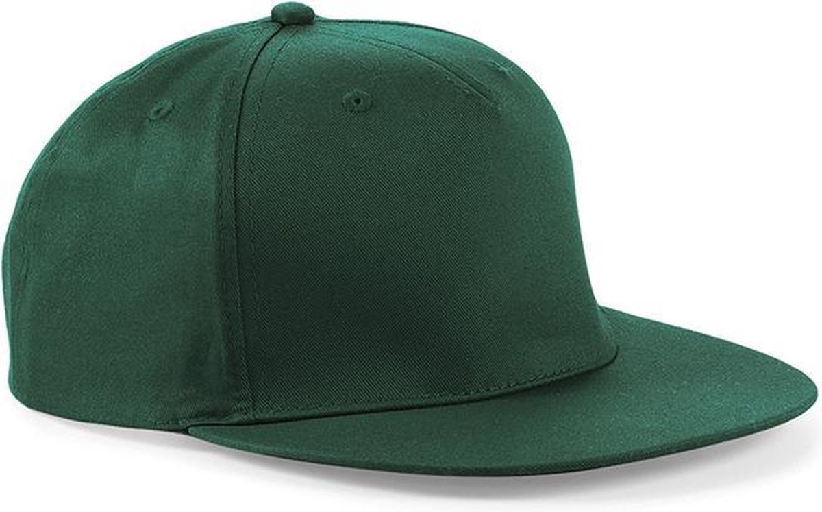 Snapback Rapper Cap - Beechfield - Bottle Green