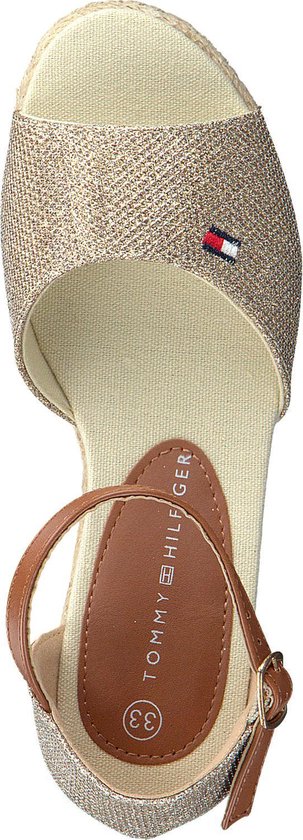 Tommy Hilfiger Meisjes Sandalen Rope Wedge Sandal - Goud - Maat 35 | Bestel  nu!