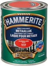 Hammerite Metaallak - Satin - Rood - 0.75L