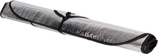 Opvouwbare Reflecterende Zonwering voor Auto Raam - Inclusief Zuignappen - 60 x 130 cm - Houdt Warmte Tegen en Beschermt Interieur Tegen UV Straling - In de Winter Geschikt Tegen Bevriezing Voorruit - Opvouwbaar Reflecterend Zonnescherm - Met van Merkloos — afbeelding 4
