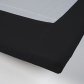 Day Dream topdek hoeslaken - strijkvrij - katoen - 180 x 210 - Zwart
